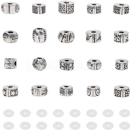 Alloy European Style Clasps PDLC-PH0001-02AS-1