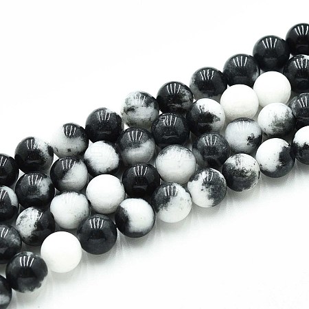 Natural Quartz Beads Strands G-N355-8mm-64-1