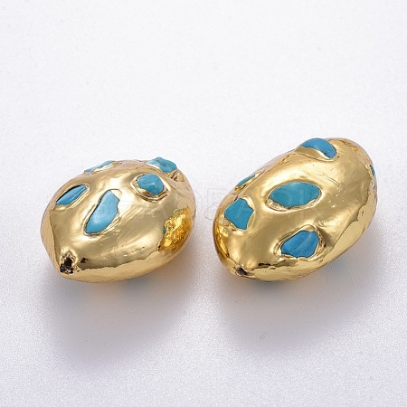 Synthetic Turquoise Beads G-E540-04-1