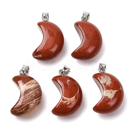 Natural Red Jasper Pendants G-F820-02L-09-1