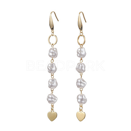 Brass Dangle Earrings EJEW-JE05930-1
