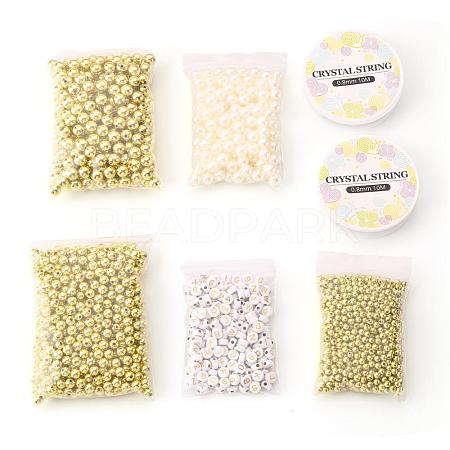 1800Pcs Acrylic & ABS Plastic Imitation Pearl Beads DIY-YW0001-97-1