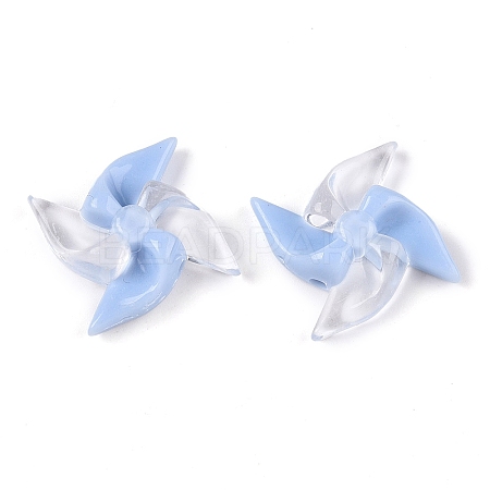 Opaque Acrylic Beads SACR-P030-C02-03-1