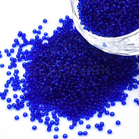 15/0 Transparent Czech Glass Seed Beads SEED-N004-004-07-1