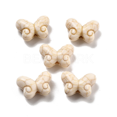 Crackle Opaque Acrylic Beads OACR-Z026-02A-1