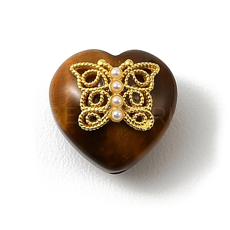 Natural Tiger Eye Beads KK-D262-02G-1