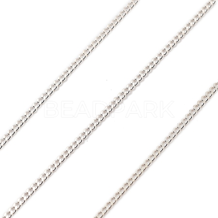 925 Sterling Silver Curb Chains STER-P064-06S-1