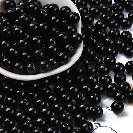 Opaque Colours Glass Seed Beads SEED-Z004-P8MM-08-1