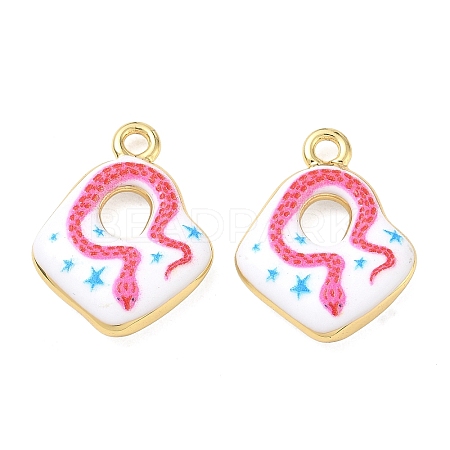 Printed Brass Pendants KK-CBA42CA-04G-03-1