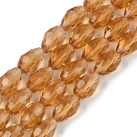 Transparent Glass Beads Strands EGLA-N013-T10mm-D21-1