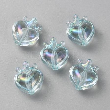 Transparent Acrylic Beads MACR-WH0010-06A-1