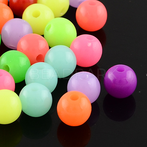 Fluorescent Acrylic Beads - Beadpark.com