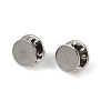 304 Stainless Steel Butterfly Clutches Pin Backs X-STAS-P262-03P-03-1