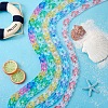 5Strands 5 Colors Transparent Acrylic Handmade Curb Chain AJEW-TA0001-15-6