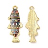 Alloy Enamel Pendants FIND-C037-16G-08-1-1