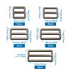 Zinc Alloy Buckles PALLOY-TA0002-16-7