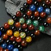 Natural Agate Beads Strands X-G-F417-05-8mm-2