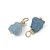 Raw Rough Natural Aquamarine Pendants PALLOY-JF05873-2