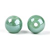 Electroplate Round Glass Beads Strands EGLA-T029-07F-2