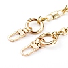 Alloy Padlock Link Chains Bag Strap AJEW-BA00076-2