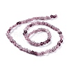 Handmade Millefiori Glass Bead Strands LAMP-J035-4mm-10-3