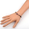 Gemstone Adjustable Link Bracelets BJEW-JB01554-05-3