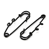 Ion Plating(IP) 304 Stainless Steel Safety Pins Brooch Findings STAS-K252-05A-EB-2