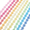 9 yards 9 colors Polyester Lace Trim CLOV-HY0001-01-1