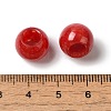 Natural White Jade(Dyed) European Beads G-N342-03Q-3