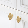 Oval Brass Wooden Box Pull Handle FIND-WH0817-193G-5