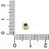 Flat Round Brass Micro Pave Cubic Zirconia Cabochons KK-P345-13G-A07-3
