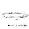 4mm Round Natural & Synthetic Mixed Gemstone Beads Bracelet for Men KG3069-M-5