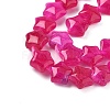 Dyed Natural Malaysia Jade Star Beads Strands G-Z080-A01-02-4