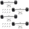 Plastic & Aluminum Alloy Skateboard Bracket Bearing Wheel AJEW-FG0001-76B-1