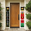 Christmas Hanging Polyester Sign for Home Office Front Door Porch Welcome Decorations HJEW-WH0011-20A-7