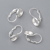 304 Stainless Steel Leverback Earring Settings LS-STAS-F191-03S-14mm-1