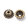 Tibetan Style Alloy Caps X-MLF1235Y-NF-2