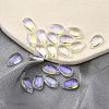 Transparent Glass Charms GLAA-YW0003-03-2