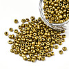 8/0 Baking Paint Glass Round Seed Beads SEED-S036-01B-06-1