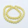 Natural Mashan Jade Round Beads Strands G-D263-10mm-XS06-3