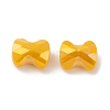 Electroplate Glass Beads GLAA-D016-16F-2
