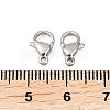 Tarnish Resistant 316 Surgical Stainless Steel Lobster Claw Clasps STAS-316-FL10A-5