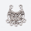 Tibetan Style Alloy Chandelier Components Links LS-PALLOY-EA10687Y-AS-NF-2