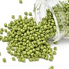 8/0 3mm Baking Paint Glass Seed Beads Loose Spacer Beads X-SEED-S002-K9-1
