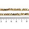 Electroplated Synthetic Non-magnetic Hematite Beads Strands X-G-A234-G03-01G-4