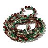 Christmas Theme Crackle Glass Beads Strands CCG-C002-8mm-04-2