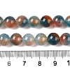 Dyed Natural White Jade Beads Strands G-T138-8mm-210-23-5