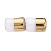Electroplate Glass Beads EGLA-Q137-01A-C02-1