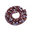 Electroplate Glass Beads Strands LS-EGLA-A044-T4mm-L13-3