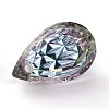 Embossed Glass Rhinestone Pendants GLAA-J101-05B-001VL-4